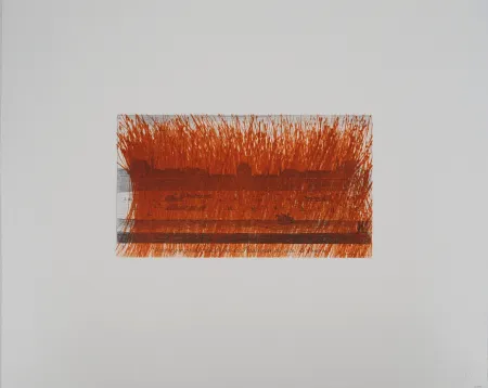 Гравюра Rainer - Paris, Louvre et Jardin des Tuileries