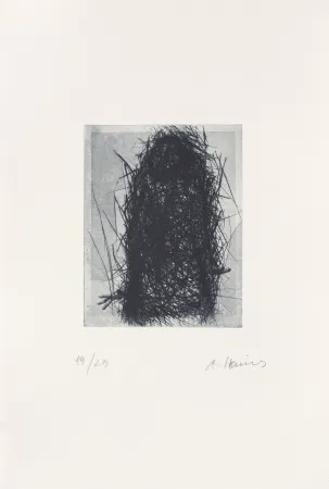 Гравюра Rainer - Überdeckte Selbstdarstellung (Körperpose)