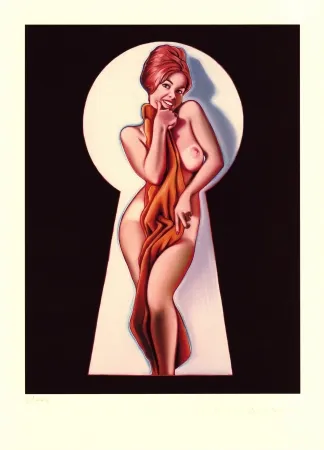 Цифровой Эстамп Ramos - Peek-a-Boo (the towel)