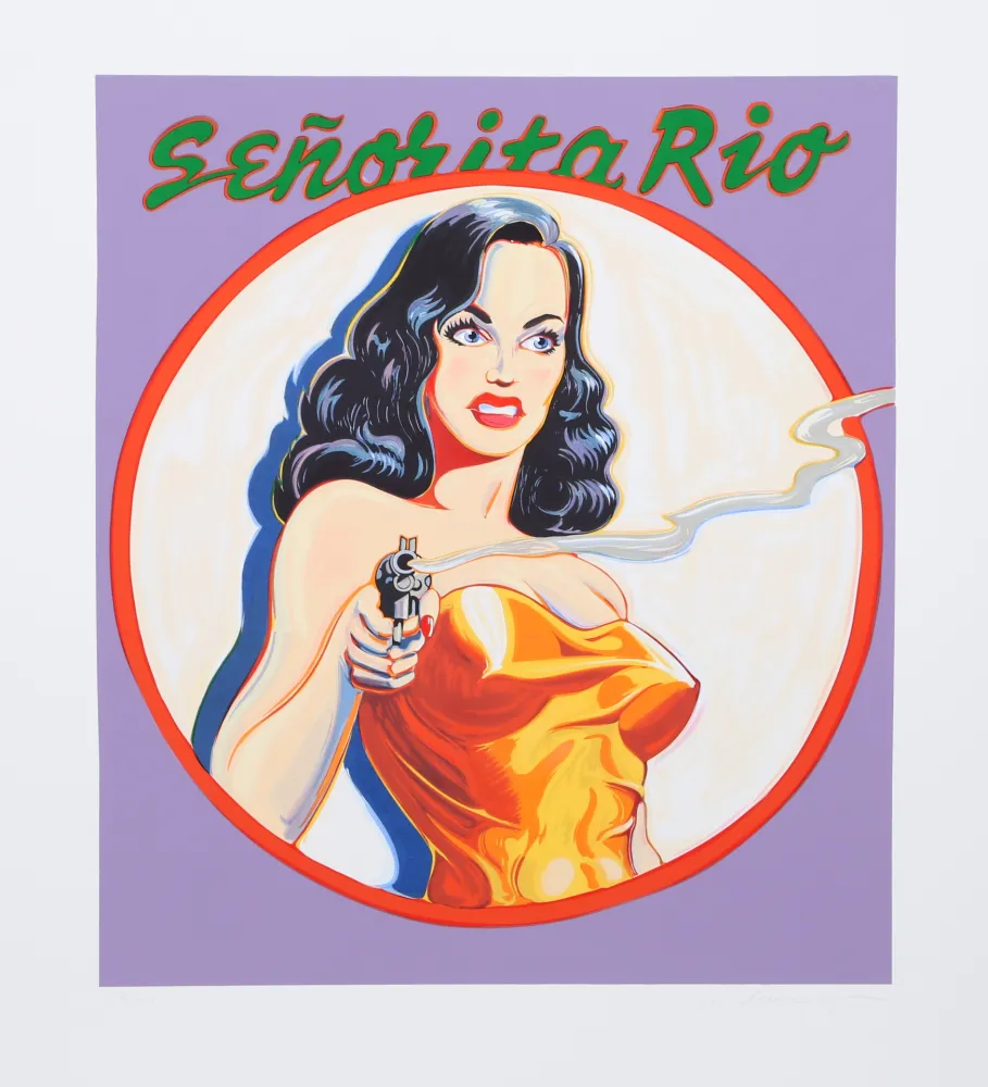 Литография Ramos - Senorita Rio