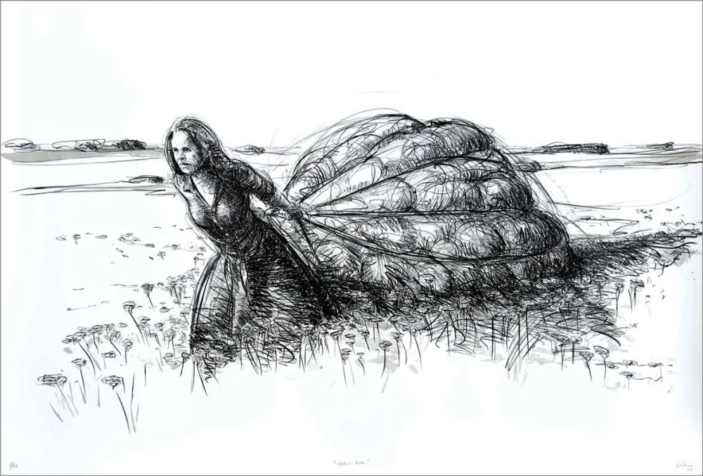 Литография Rantzau - The demand of the time