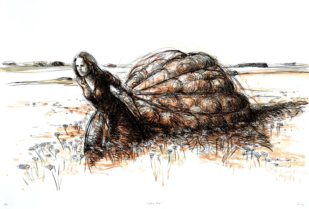 Литография Rantzau - The demand of the time