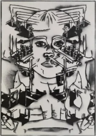 Литография Ratcliff - No wonder nobody will play with you if you insist on being white all the time