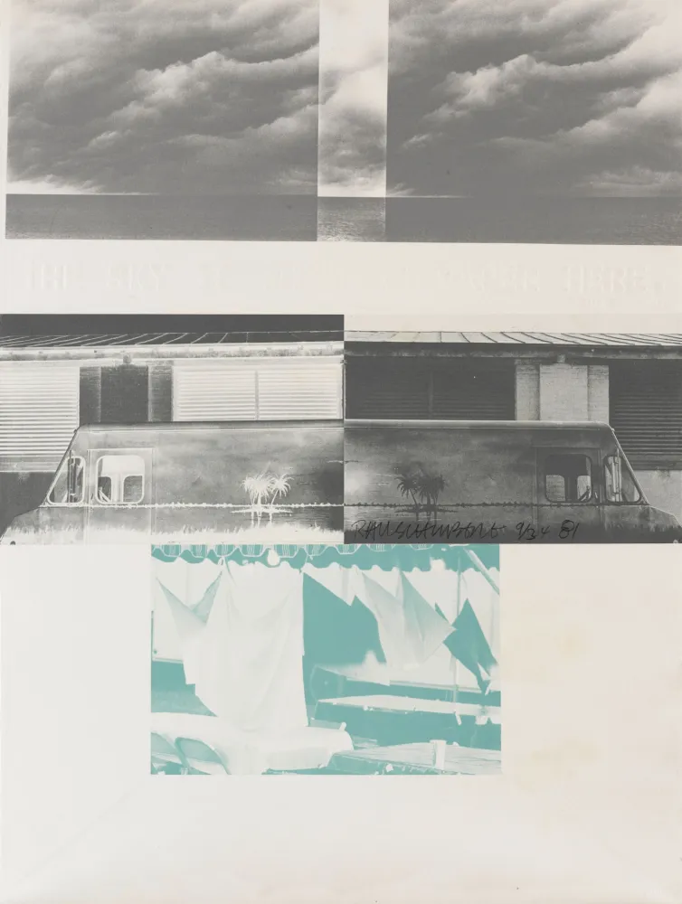 Литография Rauschenberg - American Pewter with Burroughs I