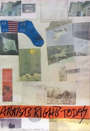 Литография Rauschenberg - Artist's Rights Today