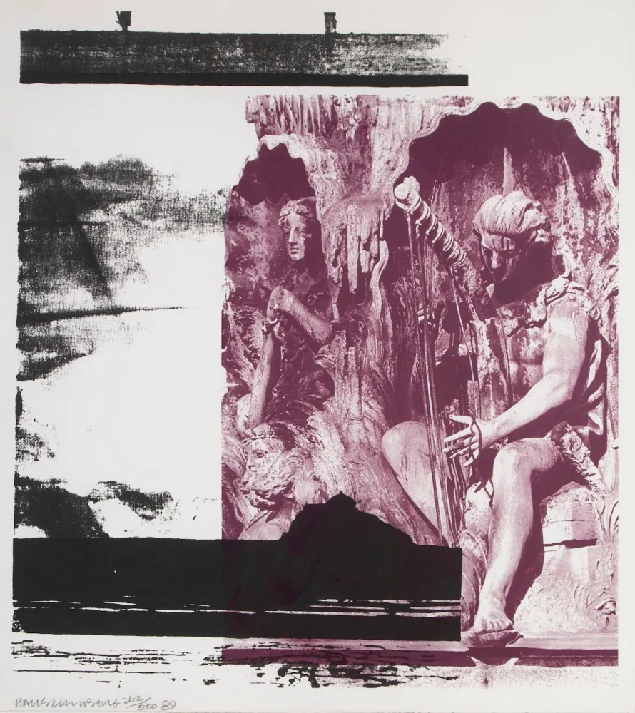 Литография Rauschenberg - Broken Harp