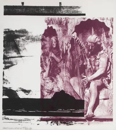 Литография Rauschenberg - Broken Harp