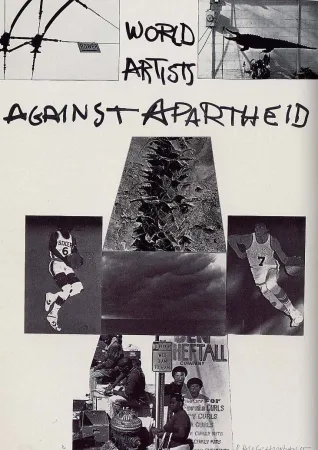 Гашение Rauschenberg - Contre l'apartheid