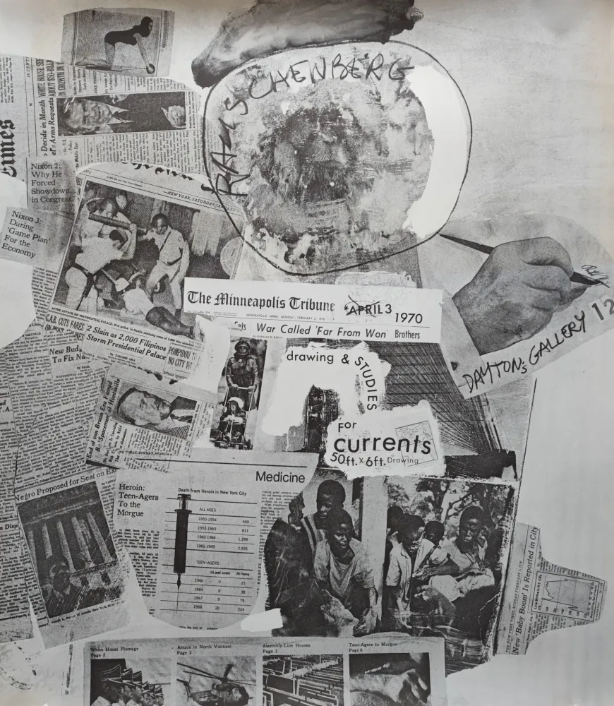 Литография Rauschenberg - Dayton's Gallery 12, 1970.  