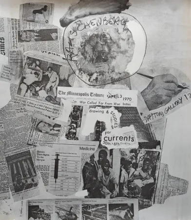 Литография Rauschenberg - Dayton's Gallery 12, 1970.  