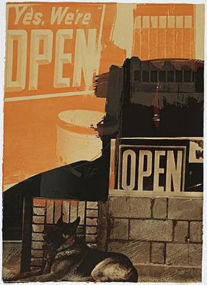 Литография Rauschenberg - Murmurs