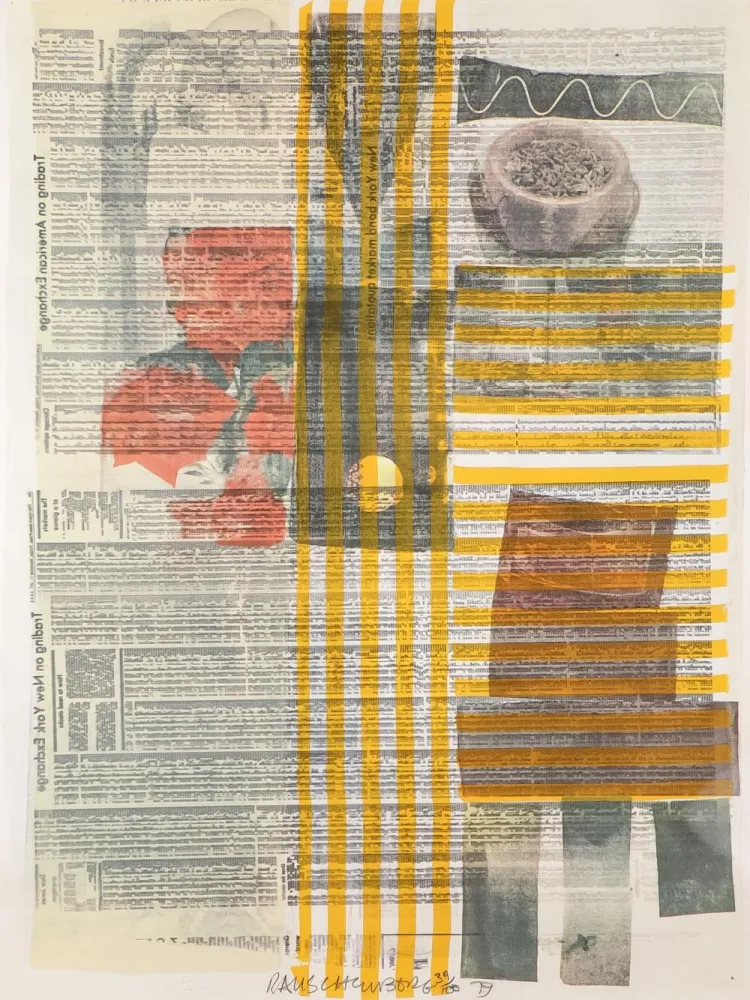 Сериграфия Rauschenberg - One More and We Will Be More than Halfway There