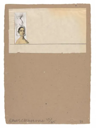 Многоэкземплярное Произведение Rauschenberg - Plate III, from Shirtboards Morocco, Italy '52 Portfolio
