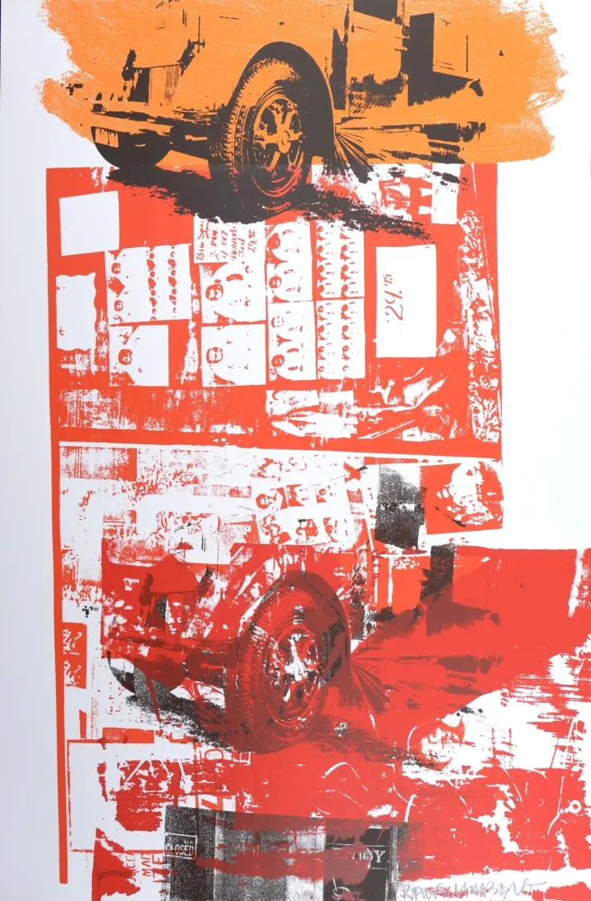 Сериграфия Rauschenberg - Read-Bleed