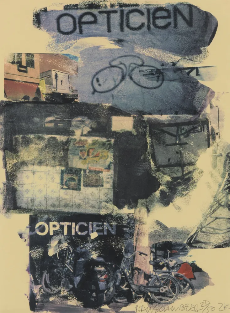 Сериграфия Rauschenberg - Site