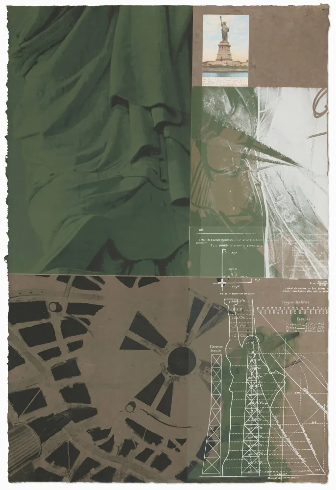Сериграфия Rauschenberg - Statue of Liberty