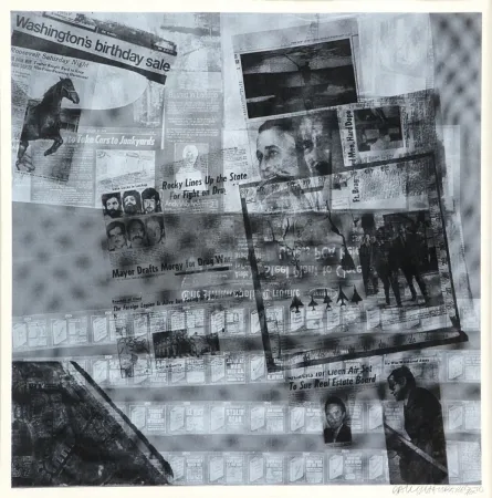 Сериграфия Rauschenberg - Surface series