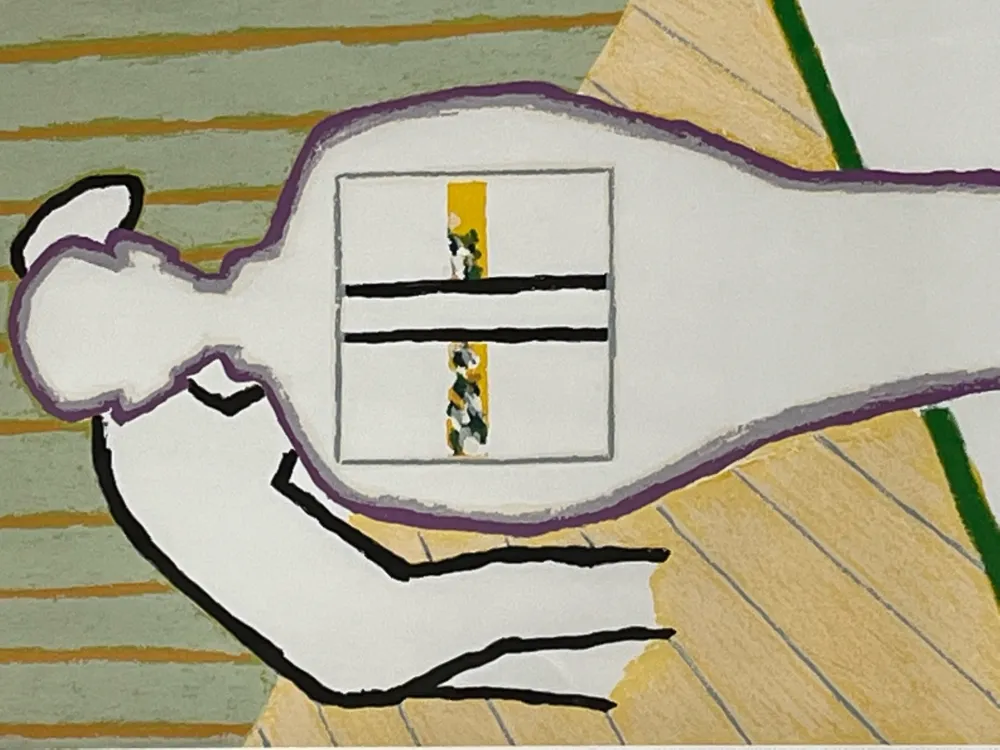 Литография Raveel - Vader en zoon (ii)