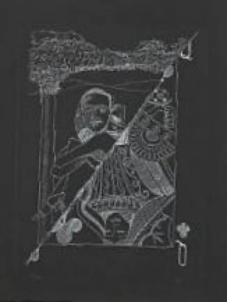 Акватинта Ray - Dame de Trefle II