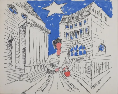 Литография Ray - La nouvelle bibliothèque 