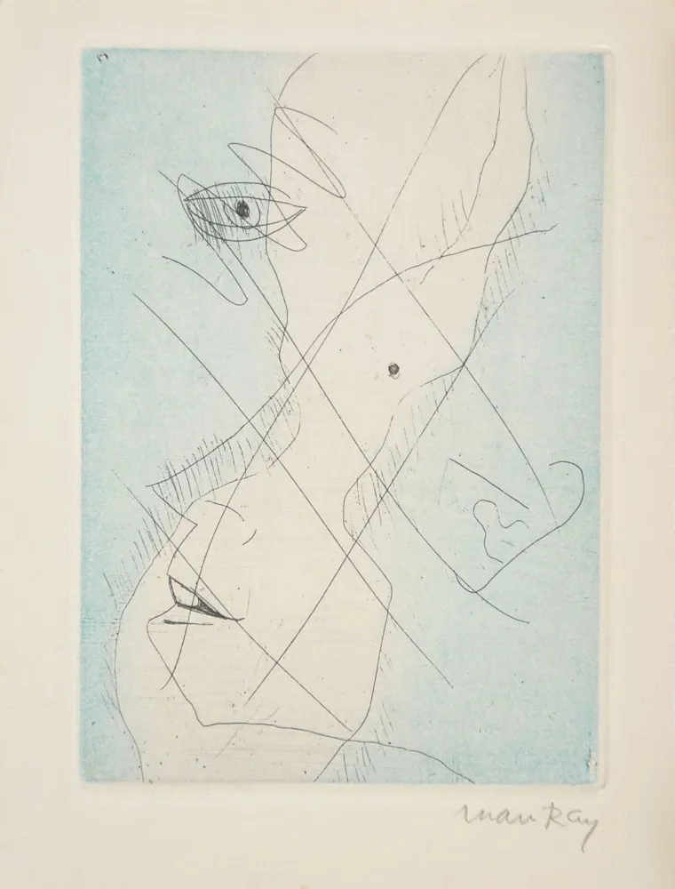 Офорт Ray - Les Chambres. Poème du temps qui ne passe pas.