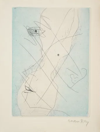 Офорт Ray - Les Chambres. Poème du temps qui ne passe pas.