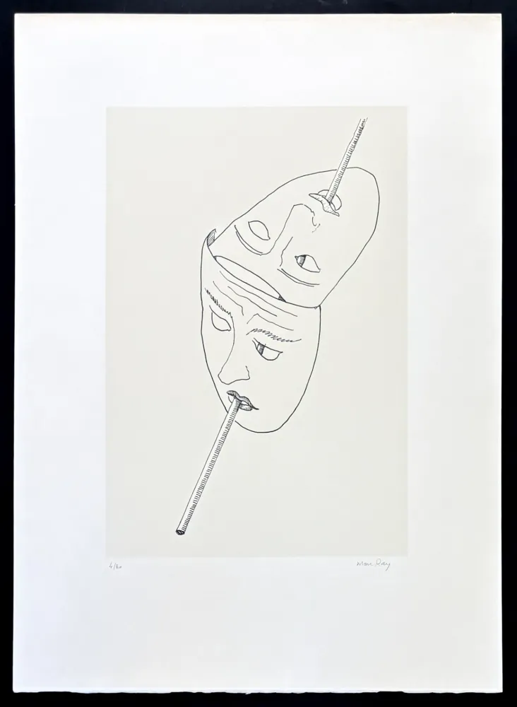 Литография Ray - Man Ray (1890–1976) - Maschere - Lithograph on paper