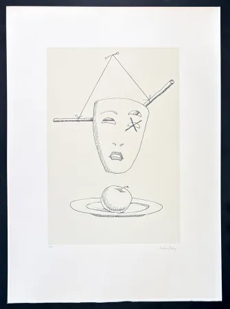 Литография Ray - Man Ray (1890–1976) - Maschere - Lithograph on paper