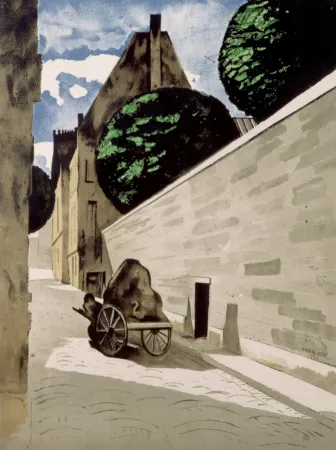 Литография Ray - Man Ray (1890–1976) - Rue Férou - Color lithograph on paper - 1974