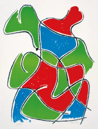 Литография Ray - Man Ray (1890–1976) - Tre figure - Color lithograph on paper - 1968