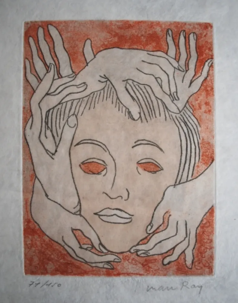 Офорт И Аквитанта Ray - Sans titre (pour Electro-magie)