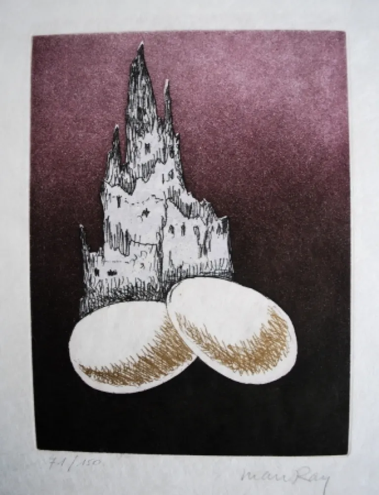 Офорт И Аквитанта Ray - Sans titre - pour Electro-magie