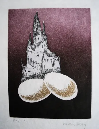 Офорт И Аквитанта Ray - Sans titre - pour Electro-magie