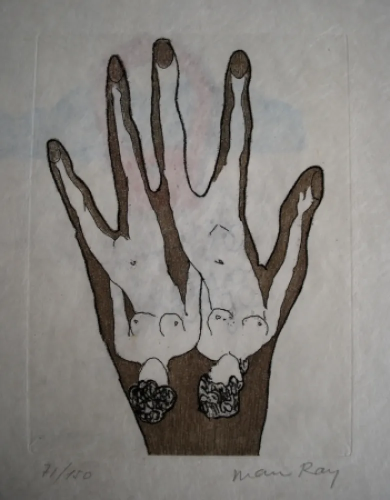 Офорт И Аквитанта Ray - Sans titre  - pour Electro-magie