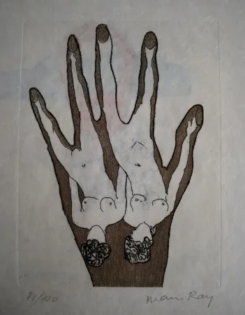 Офорт И Аквитанта Ray - Sans titre  - pour Electro-magie