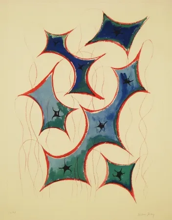 Офорт И Аквитанта Ray - Transfiguration d'un cactus