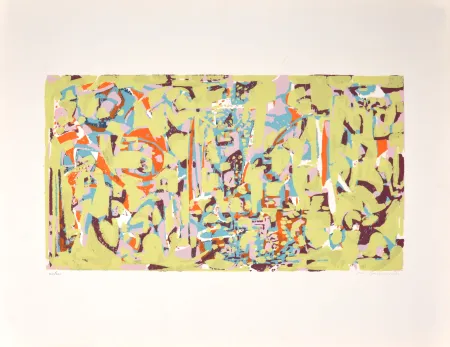 Сериграфия Raymond - Composition, 1954 - Hand-signed