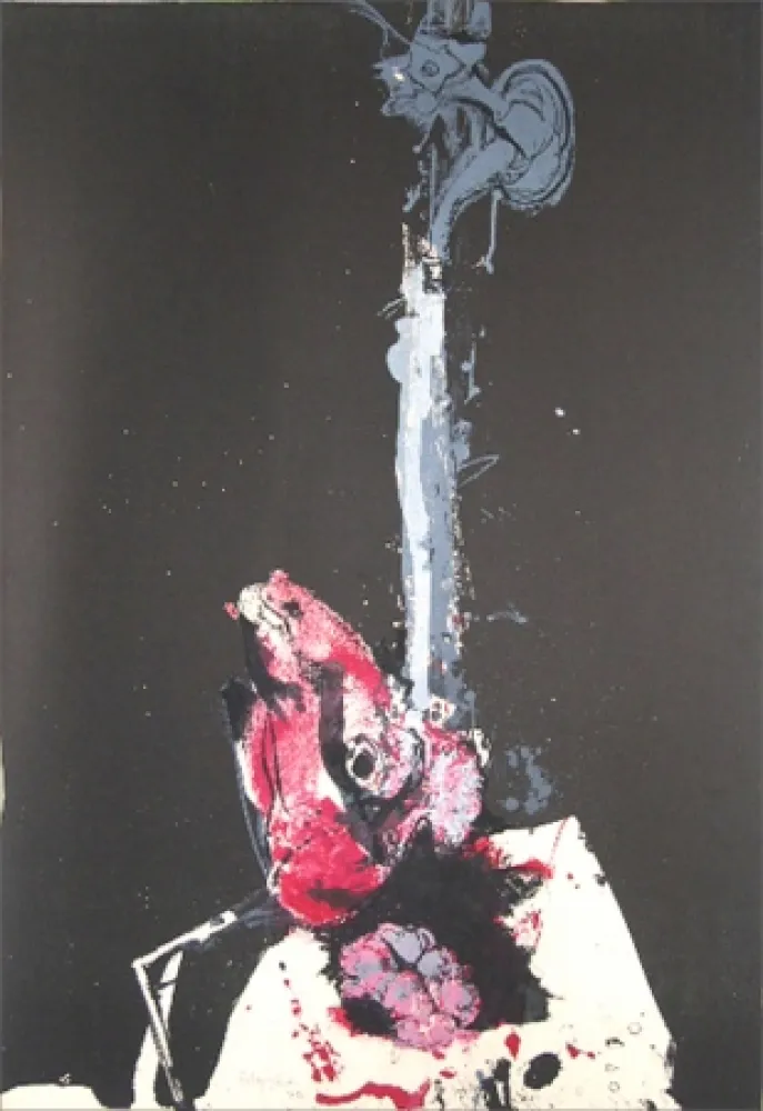 Литография Rebeyrolle - Question