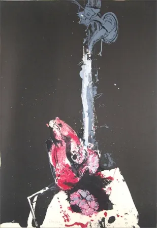 Литография Rebeyrolle - Question