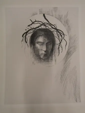 Литография Redon - Le jour enfin....