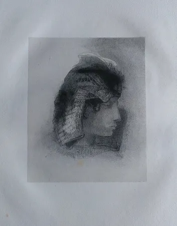 Литография Redon - Mes baisers...