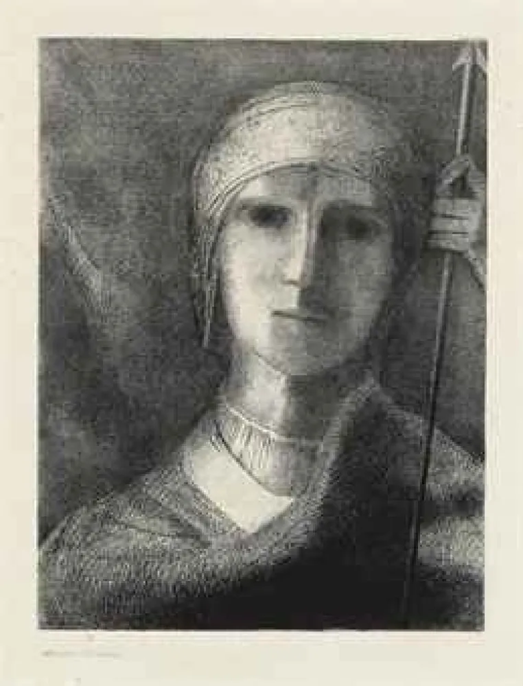 Литография Redon - Parsifal