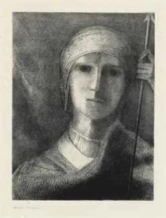 Литография Redon - Parsifal