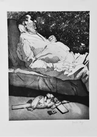 Офорт И Аквитанта Rego - Les Planches Courbes