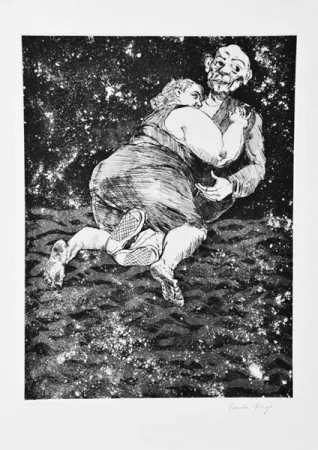 Офорт И Аквитанта Rego - Les Planches Courbes