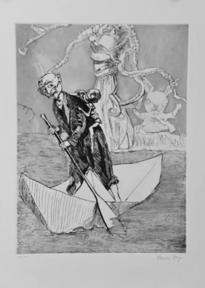 Офорт И Аквитанта Rego - Les Planches Courbes