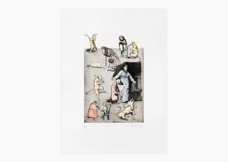 Гравюра Rego - Old Mother Hubbard I