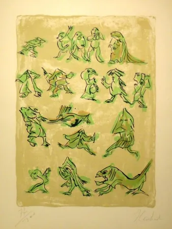 Литография Reinhoud - 17 Pour