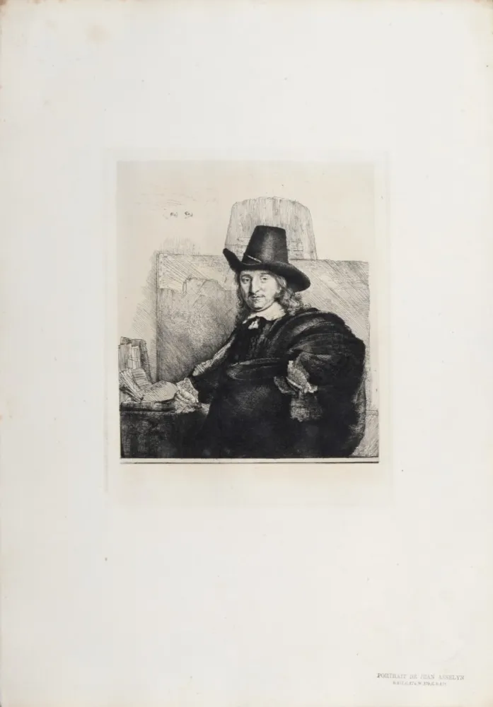 Фототипия Rembrandt - Portrait de Jean Asselyn