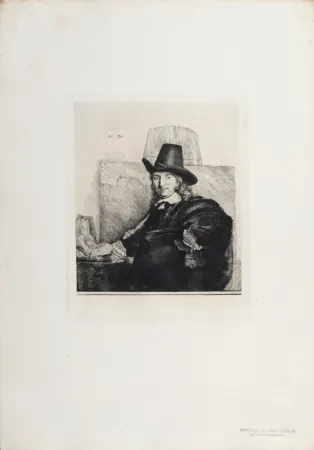 Фототипия Rembrandt - Portrait de Jean Asselyn